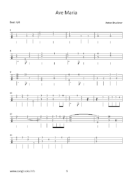 Anton Bruckner – 10 Bearbeitungen für Ukulele (mit Online Sounds) – Bild 3