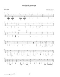 Anton Bruckner – 10 Bearbeitungen für Ukulele (mit Online Sounds) – Bild 2