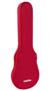 CASCHA Carbon Fibre Red Konzertukulele – Bild 3