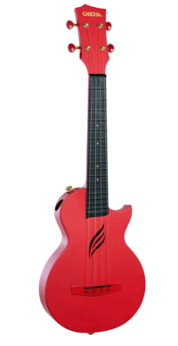 CASCHA Carbon Fibre Red Konzertukulele – Bild 6