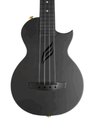 CASCHA Carbon Fibre Black Konzertukulele – Bild 3