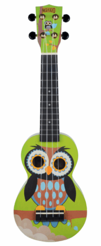 MAHALO Art Owl Sopranukulele