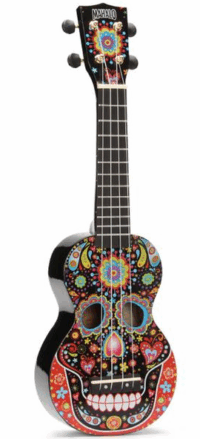 MAHALO Art Skull Sopranukulele