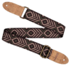 Ukulele Strap Green Chevron Veg